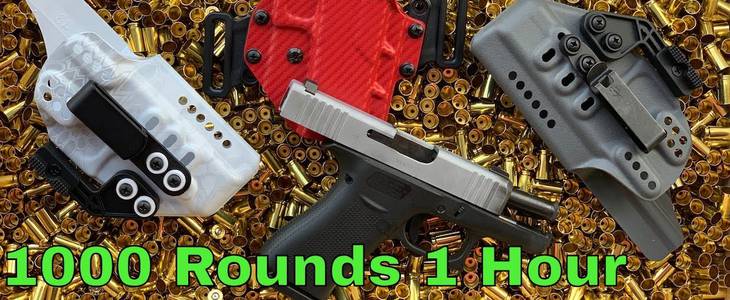 Glock 43X - 1000 выстрелов за 1 час