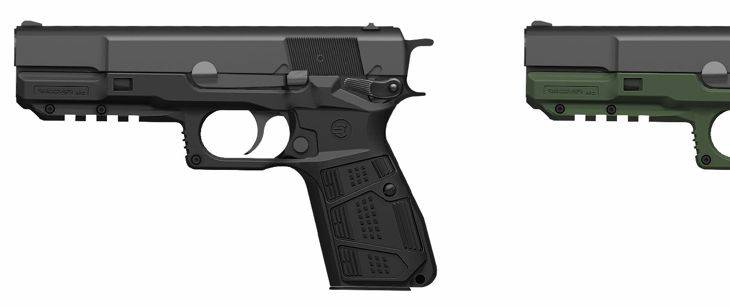Полимерная накладка для старичка Hi-Power
